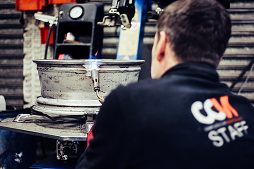 Alloy Wheel Welding at CCM Gatwick