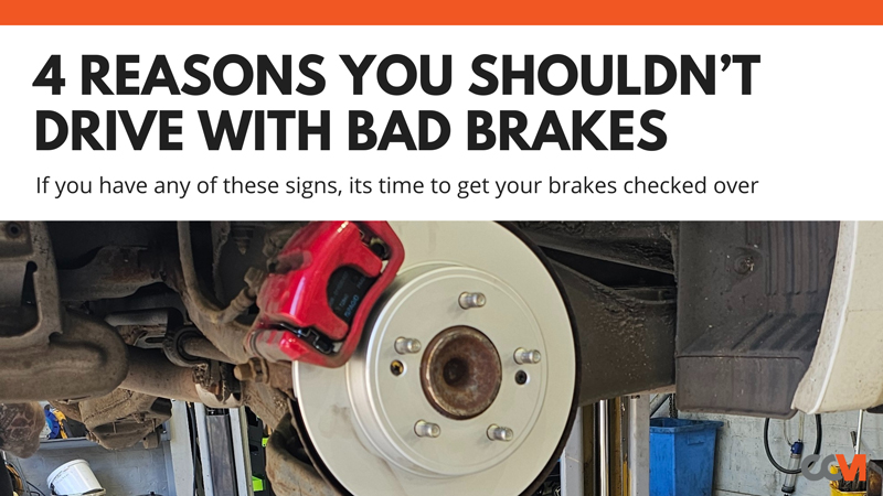 4 Reasons You Shouldn't Drive with Bad Brakes Blog Banner CCM