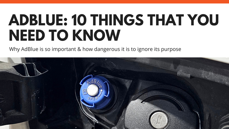 Blog Banner - 10 Things That You Need To Know About AdBlue - CCM Garages