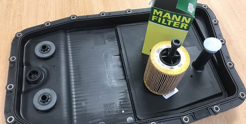 Gearbox Flush at CCM Sump Tray and Filter