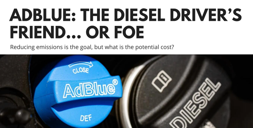 AdBlue: Friend or Foe banner with image.