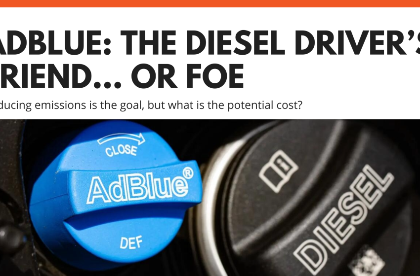 AdBlue: Friend or Foe banner with image.
