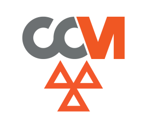 CCM logo with MOT motif
